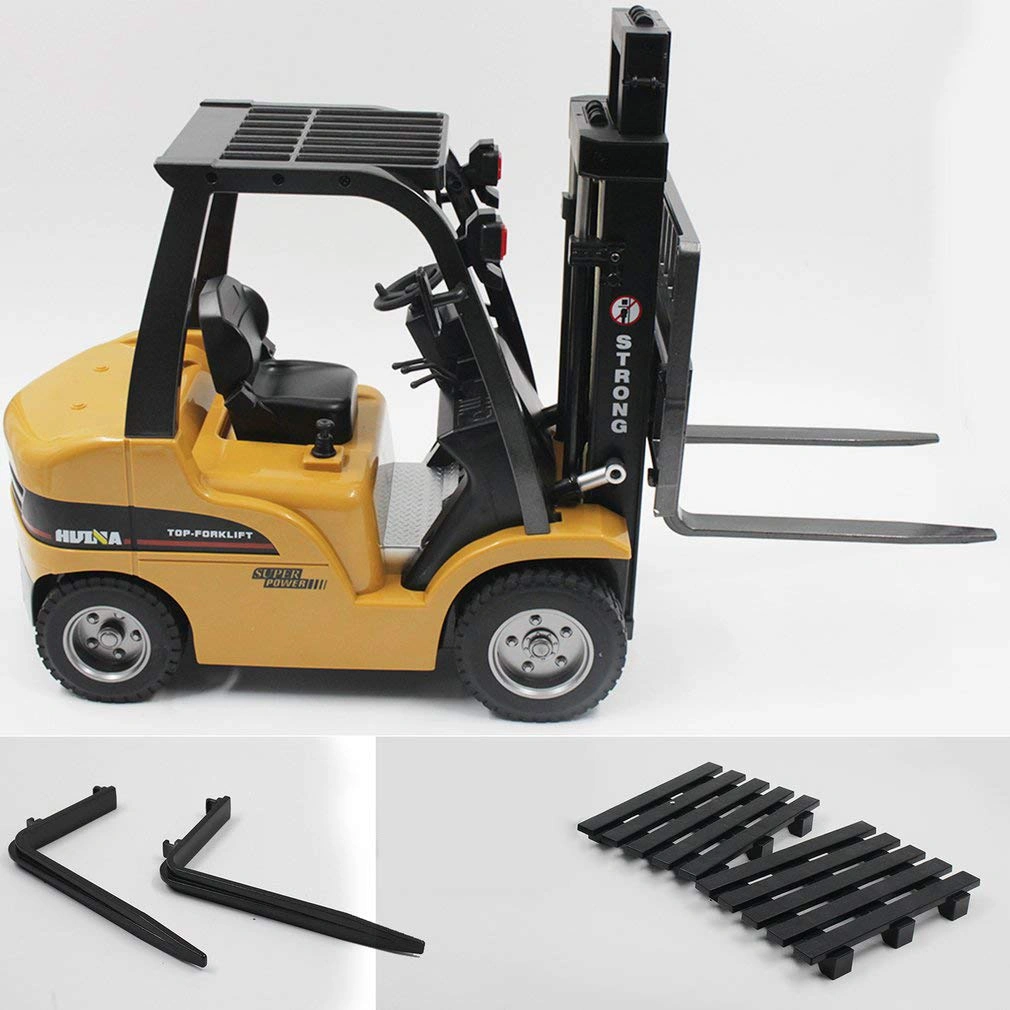 Remote Control Forklift Truck Construction Toy with Lights and Sounds