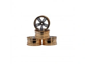 Rad 1/10 Drift Wheels – Aluminum 5-Spoke Set for On-Road Cars